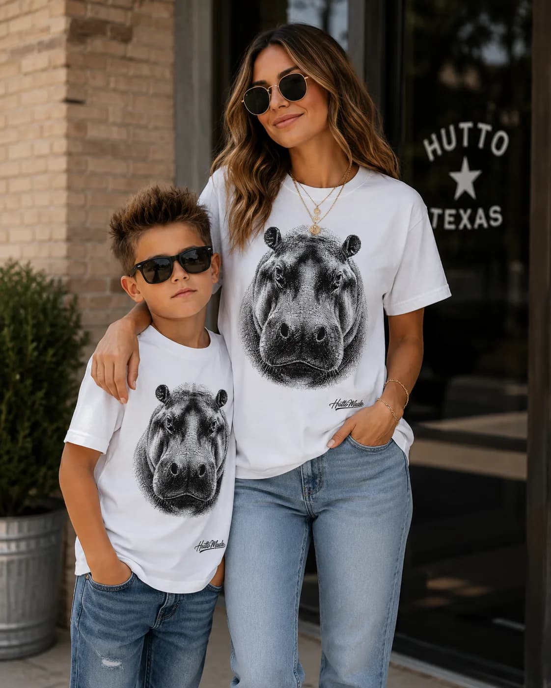 The Guardian Tee, worn